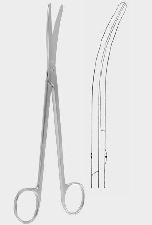 ВЕРТХЕЙМ (WERTHEIM) хірургічні ножиці, 14,5 см (cm)